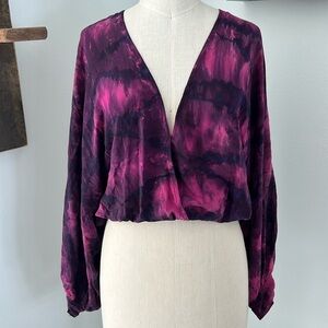 Blue Life Tie Dye Top